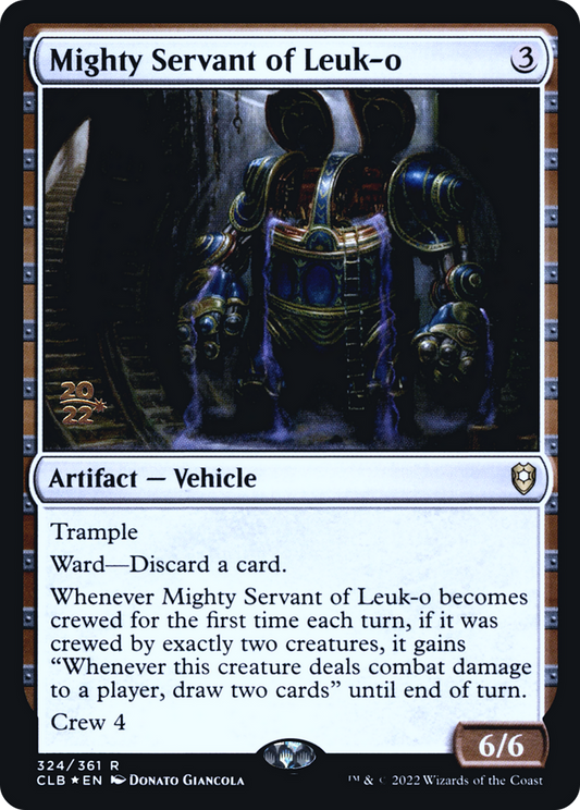 Mighty Servant of Leuk-o (324) (Prerelease) - Foil