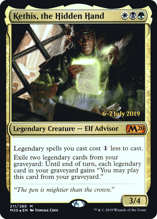 Kethis, the Hidden Hand (211) (Prerelease) - Foil