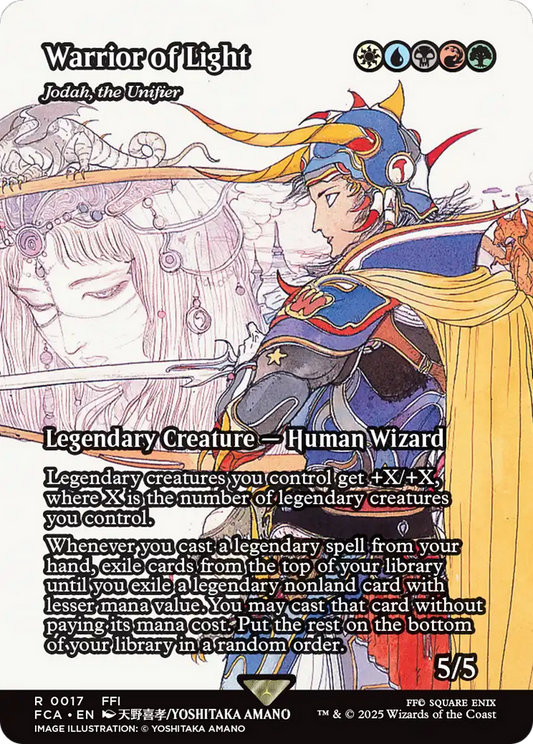 Warrior of Light [Jodah, the Unifier] (0017) (Showcase)