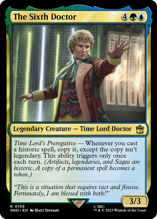The Sixth Doctor - Foil