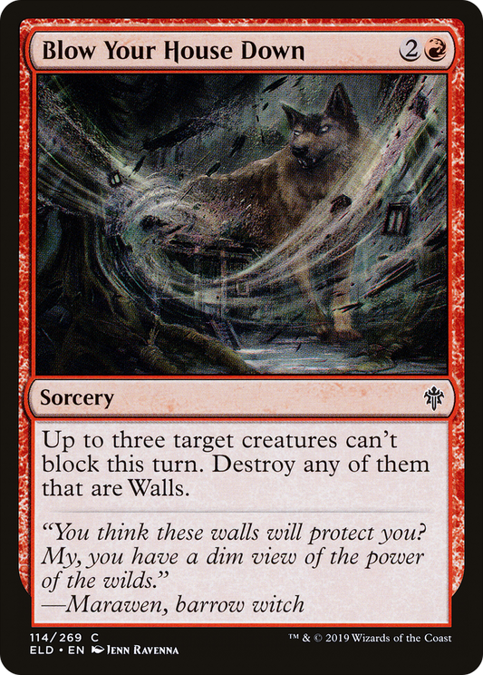 Blow Your House Down - Foil