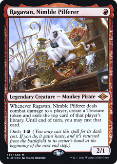 Ragavan, Nimble Pilferer (138) (Prerelease) - Foil