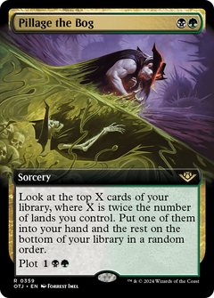 Pillage the Bog (0359) (Extended Art) - Foil