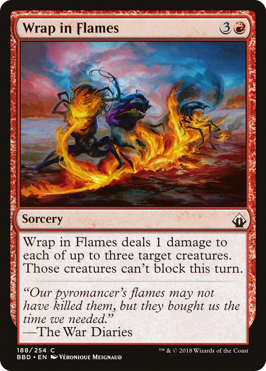 Wrap in Flames - Foil
