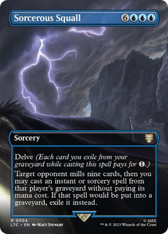 Sorcerous Squall (0504) (Borderless) - Foil