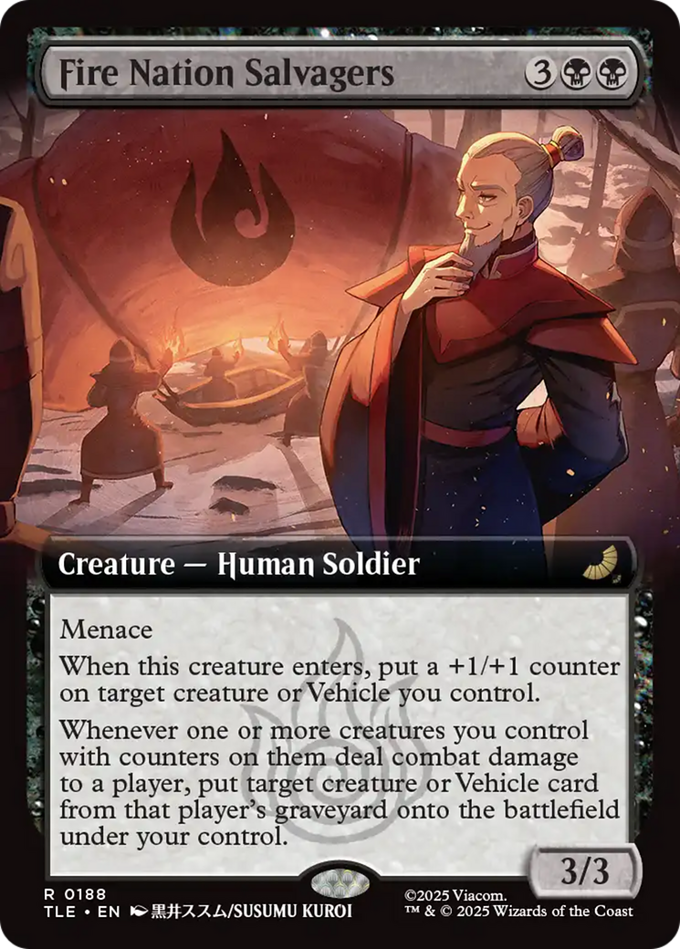 Fire Nation Salvagers (0188) Extended Art - Foil tle