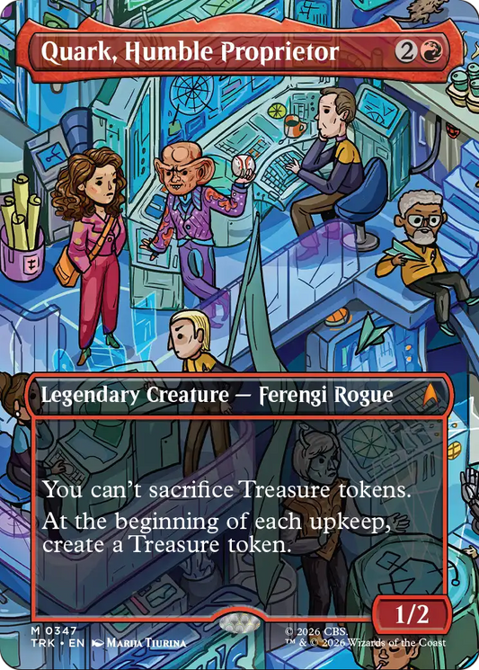 Quark, Humble Proprietor (0347) (Borderless) (TRK) - Foil