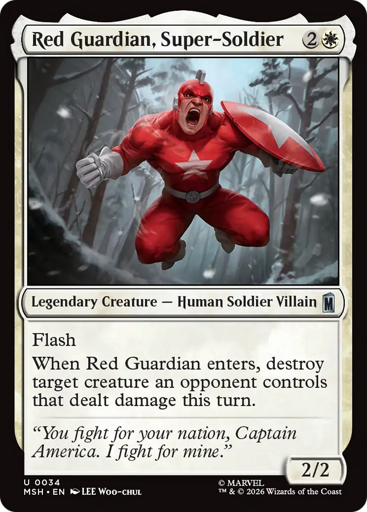 Red Guardian, Super-Soldier (MSH) - Foil