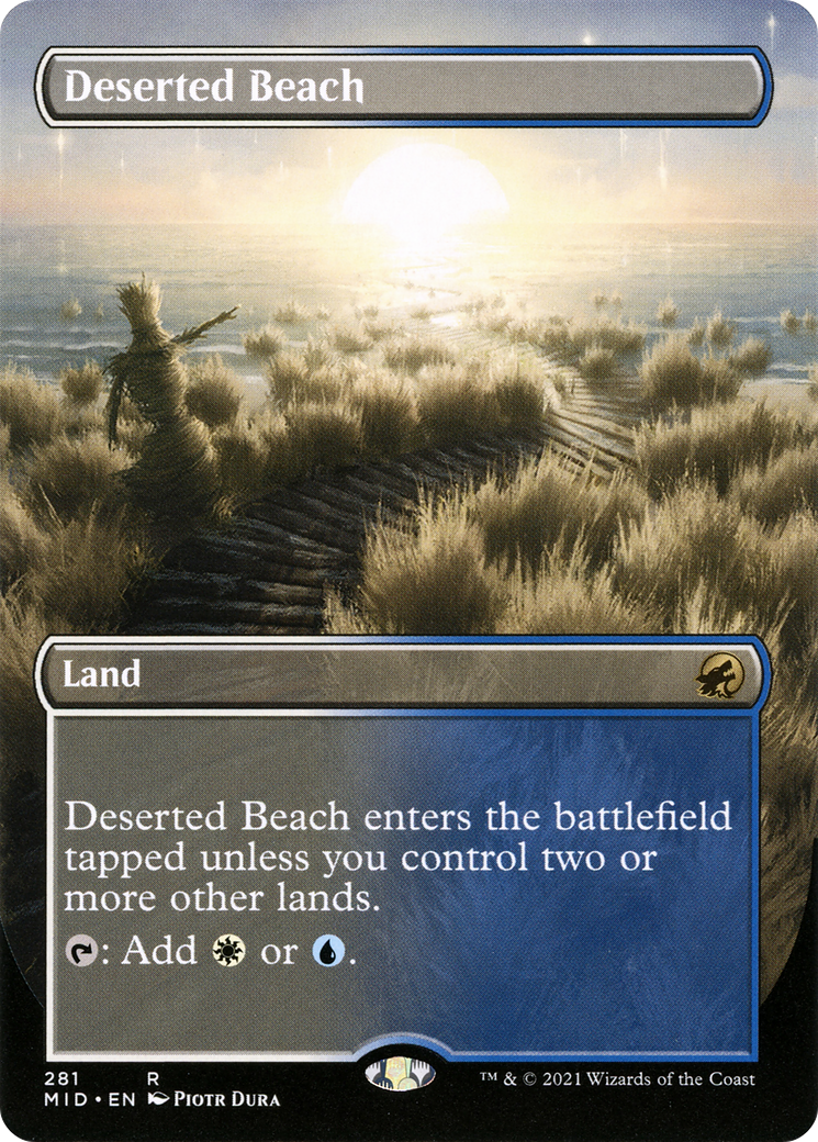 Deserted Beach (281) (Borderless) - Foil