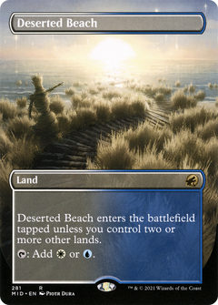 Deserted Beach (281) (Borderless) - Foil