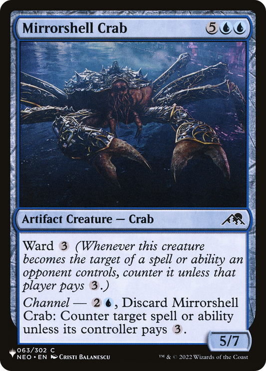 Mirrorshell Crab (NEO-63) (PLST)