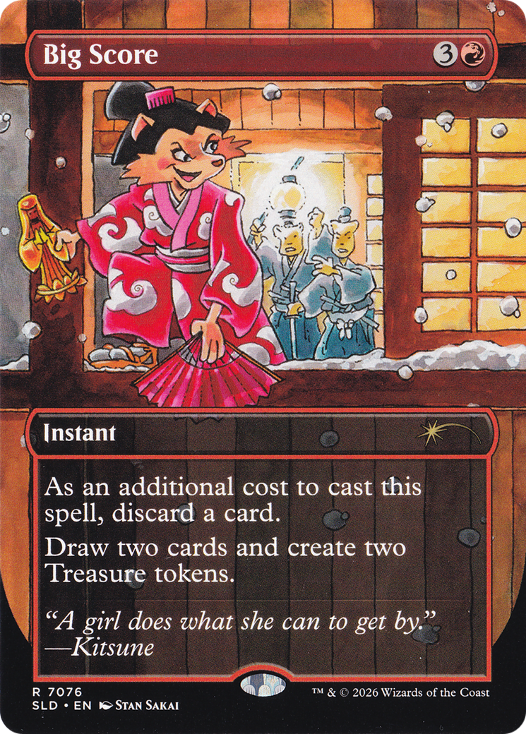 Big Score (7076) (Borderless) (SLD) - Foil