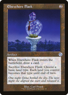 Elsewhere Flask (015) (Retro Frame) - Foil