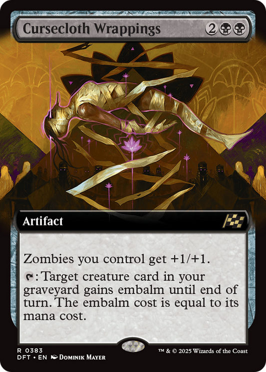 Cursecloth Wrappings (0383) (Extended Art) - Foil