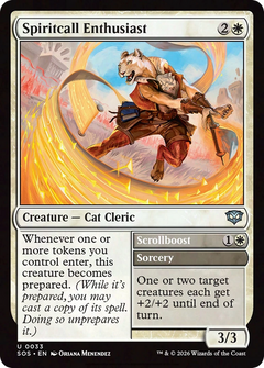Spiritcall Enthusiast // Scrollboost (SOS) - Foil