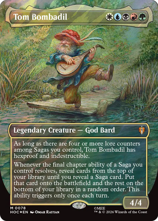 Tom Bombadil (0078) (Borderless) (HOC) - Surge Foil
