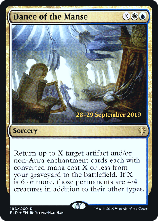Dance of the Manse (186) (Prerelease) - Foil