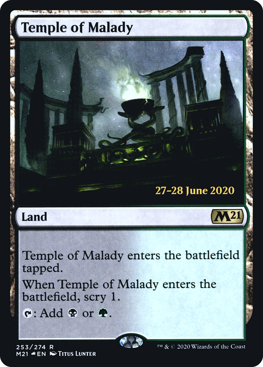 Temple of Malady (253) (Prerelease) - Foil