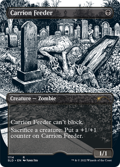Carrion Feeder (1114) (Borderless) - Foil Etched
