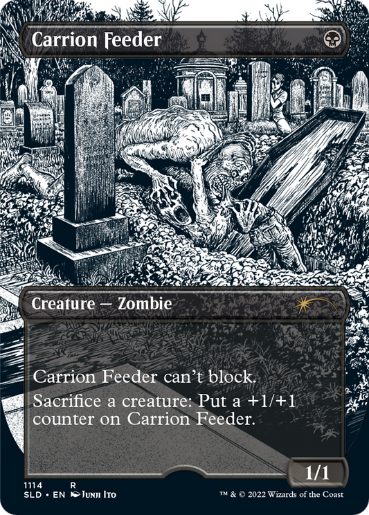 Carrion Feeder (1114) (Borderless) - Foil Etched