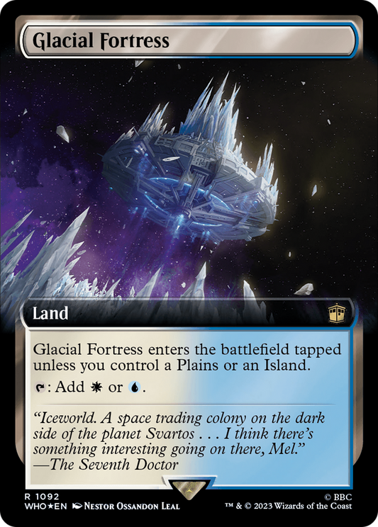 Glacial Fortress (1092) (Extended Art) - Surge Foil