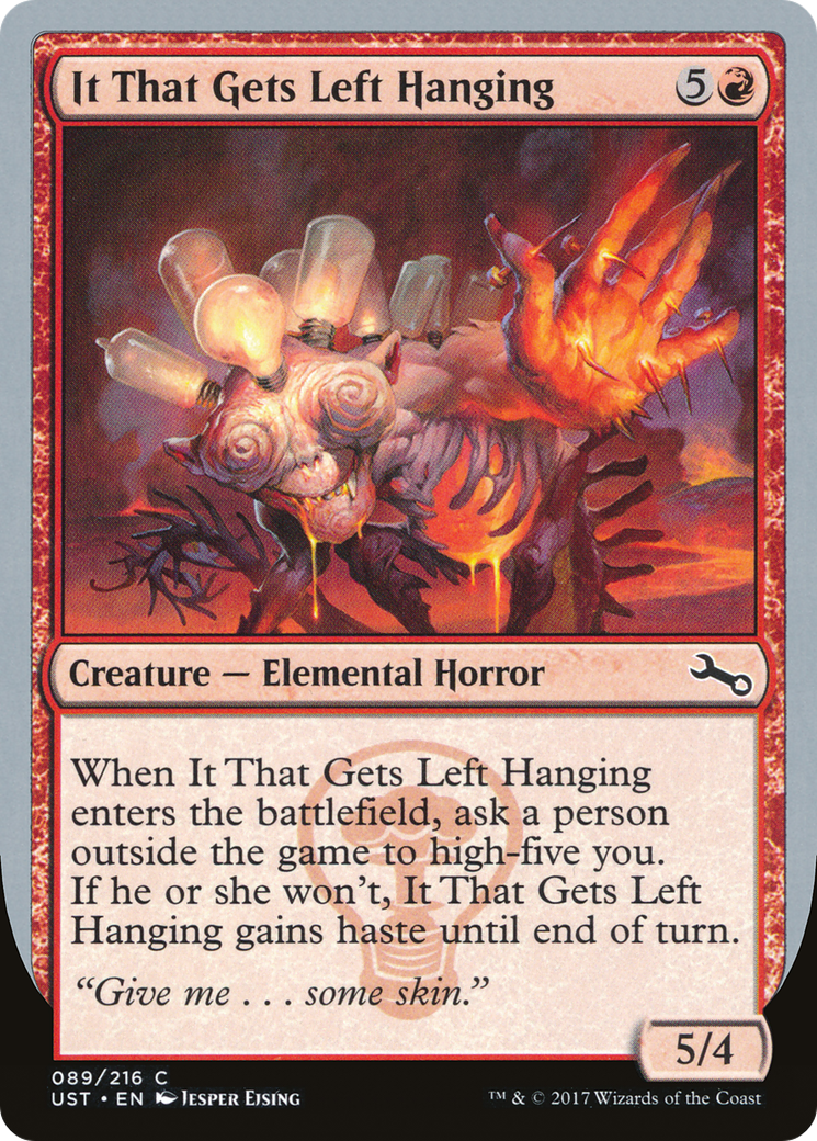 It That Gets Left Hanging - Foil