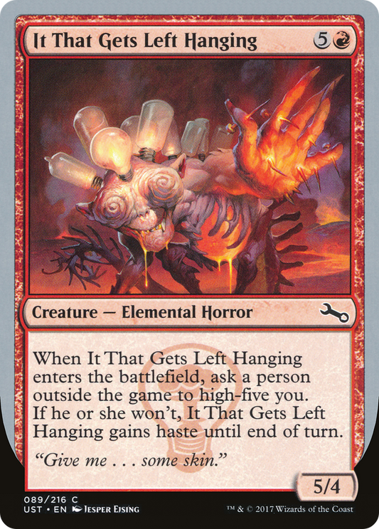 It That Gets Left Hanging - Foil