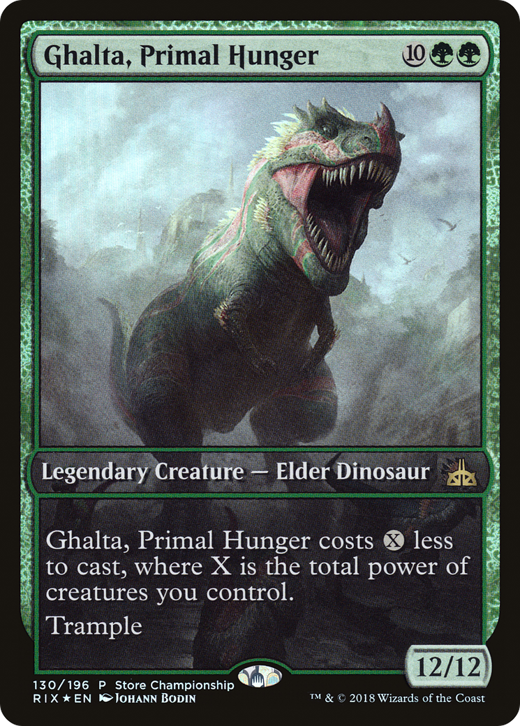 Ghalta, Primal Hunger (130) (Championship Promo) - Foil