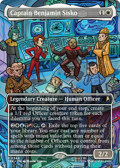 Captain Benjamin Sisko (0344) (Borderless) (TRK)