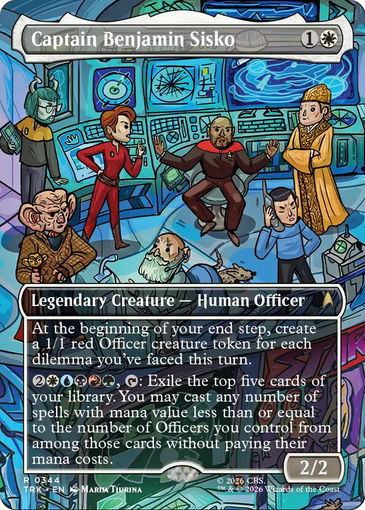 Captain Benjamin Sisko (0344) (Borderless) (TRK)