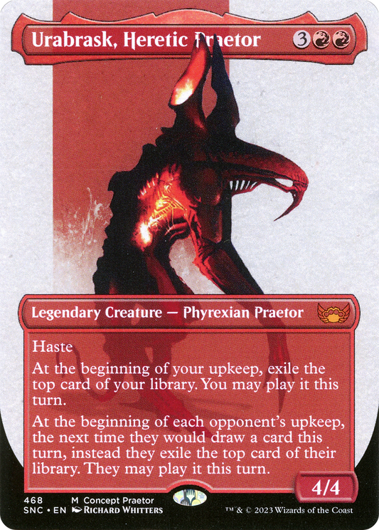 Urabrask, Heretic Praetor (468) (Borderless) - Foil