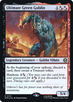 Ultimate Green Goblin (0157) (Prerelease) - Foil pspm