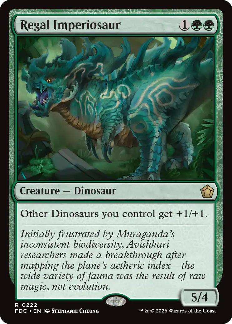 Regal Imperiosaur (FDC)