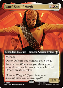Worf, Son of Mogh (0336) (Extended Art) (TRC)