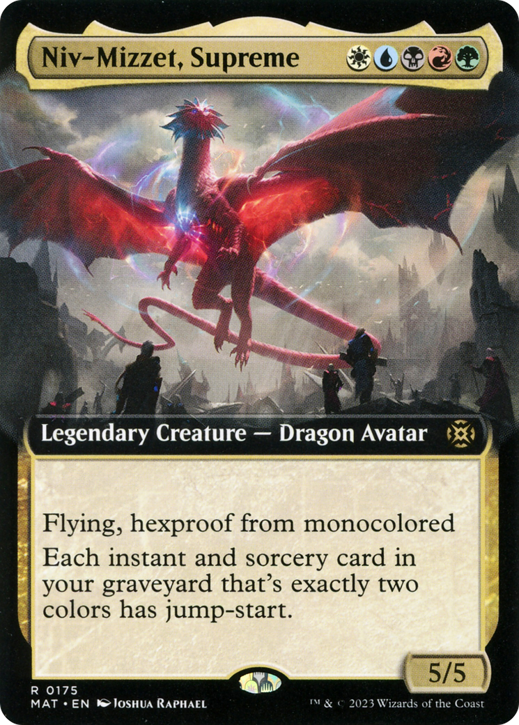 Niv-Mizzet, Supreme (0175) (Extended Art) - Foil