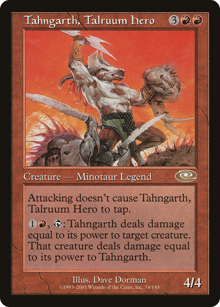 Tahngarth, Talruum Hero - Foil