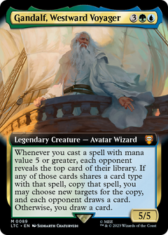 Gandalf, Westward Voyager (0089) (Extended Art)