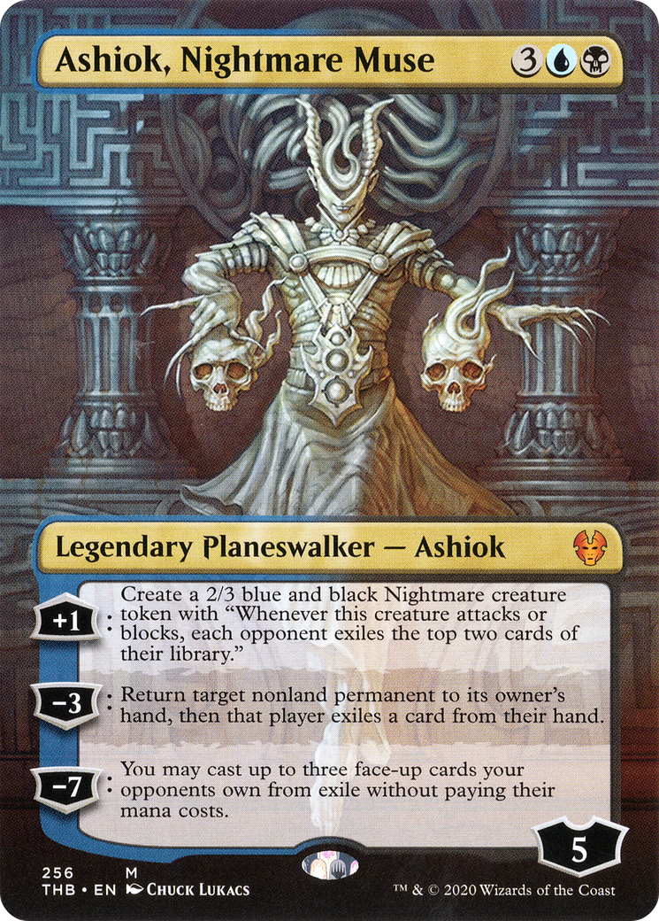 Ashiok, Nightmare Muse (256) (Borderless) - Foil