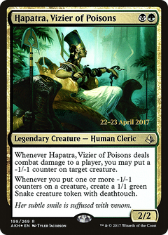 Hapatra, Vizier of Poisons (199) (Prerelease) - Foil