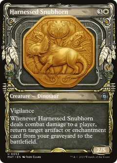 Harnessed Snubhorn (0053) (Showcase) - Foil