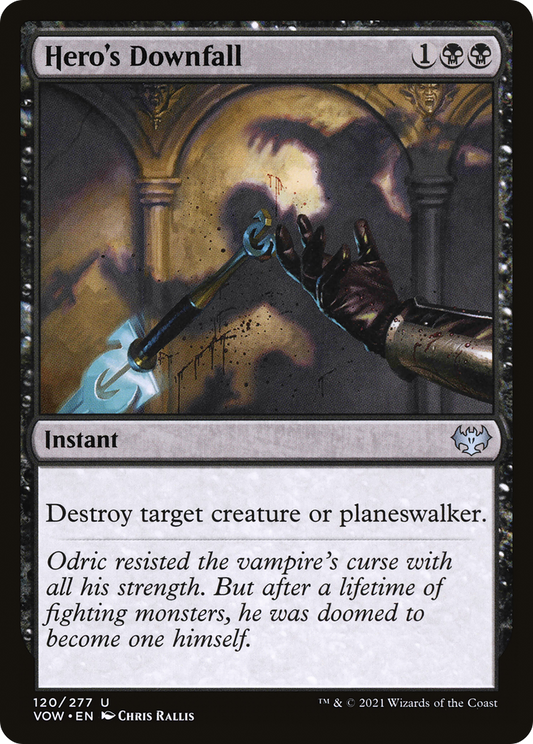 Hero's Downfall - Foil