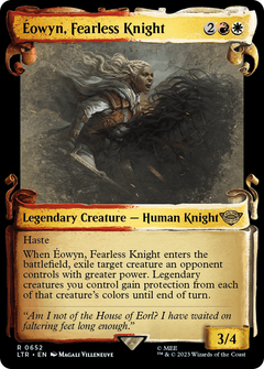 Eowyn, Fearless Knight (0652) (Showcase) - Silver Foil