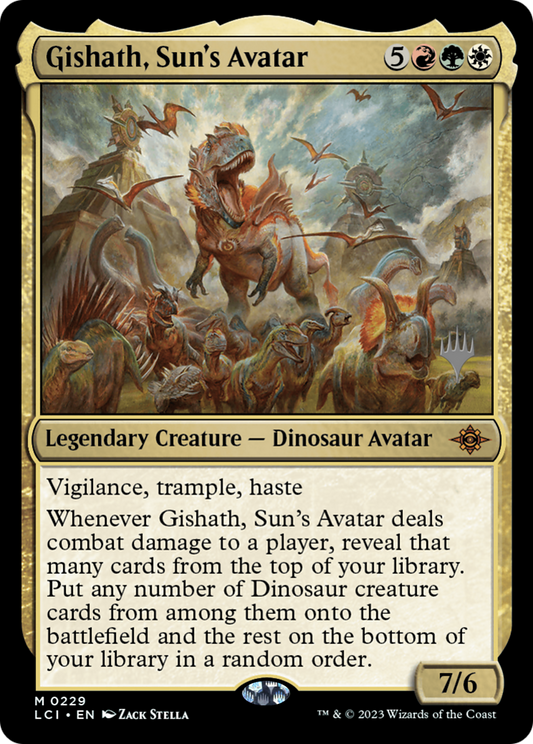 Gishath, Sun's Avatar (0229) (Promo Pack)