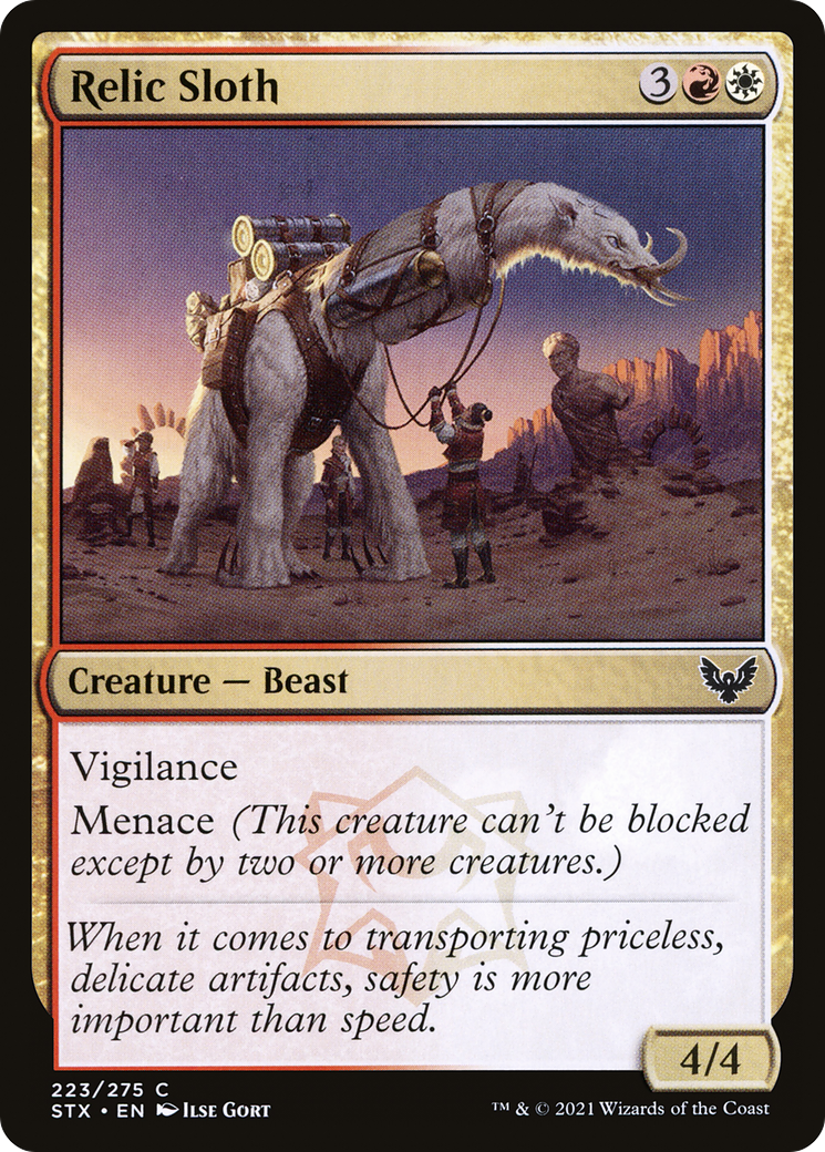 Relic Sloth - Foil