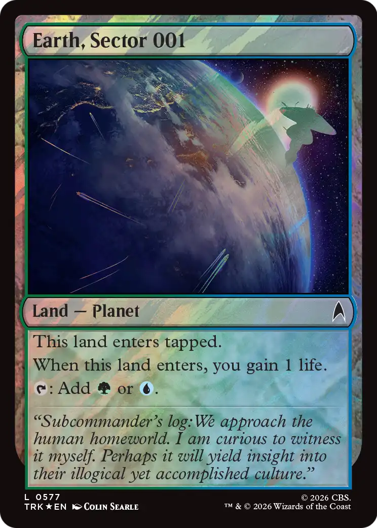 Earth, Sector 001 (TRK) - Surge Foil
