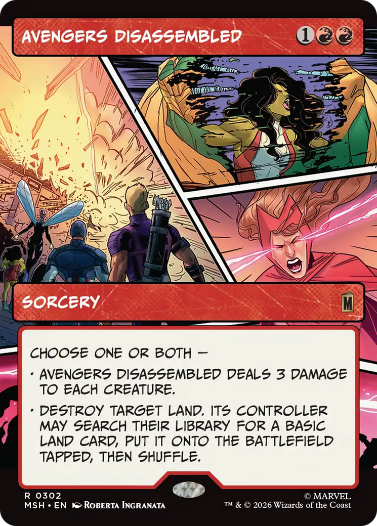 Avengers Disassembled (0302) (Borderless) (MSH)