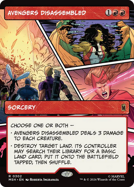 Avengers Disassembled (0302) (Borderless) (MSH) - Foil