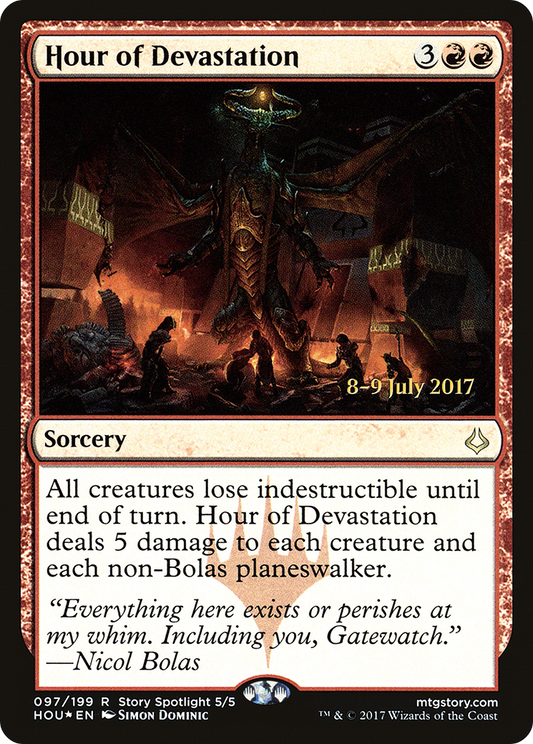 Hour of Devastation (097) (Prerelease) - Foil