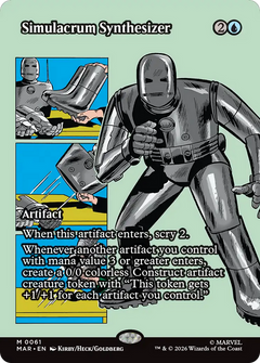 Simulacrum Synthesizer (0061) (Borderless) (MAR) - Foil