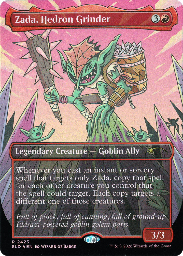 Zada, Hedron Grinder (2423) (Borderless) (SLD) - Foil